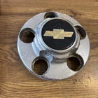 Chevrolet Chevy Chrome Center Rim Cap Hub Cover, 5 Lug, AS IS UNTESTED #2