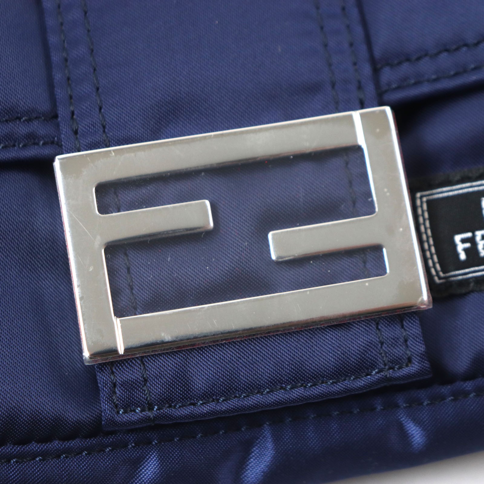 FENDI×PORTER Sling bag Bucket MiniPhoneCase Shoulder Bag 2WAY Navy Nylon 7AS138 thumbnail 9