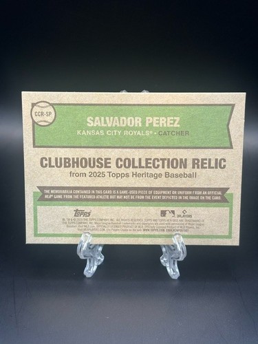 Topps Heritage Clubhouse Collection Memorabilia/Relic Cards - You Pick Upd 2/7 - Afbeelding 111 van 111