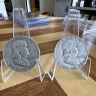 1952 Franklin Half Dollar Silver Coins Lot of 2 Circulated 50C