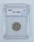 1935-S Indian Head Buffalo Nickel MS63 ICG *3860