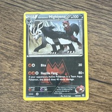 Pokémon Team Magma's Mightyena Common Regular 19/34 Double Crisis 100 HP