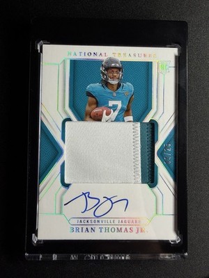 2024 Panini National Treasures - Brian Thomas Jr. #158 RPA Silver /25