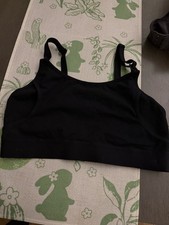 Momcozy Nursing Bras for Breastfeeding Black Soft Seamless Size Medium EUC