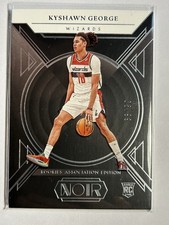 2024 Panini Noir Rookies Association Edition Kyshawn George #148 RC /99