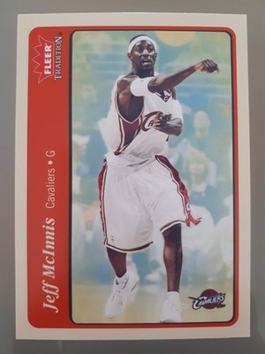 2004-05 Fleer Tradition Jeff McInnis #187 Cleveland Cavaliers N Basketball