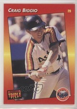 1992 Donruss Triple Play Craig Biggio #150 HOF 5sb