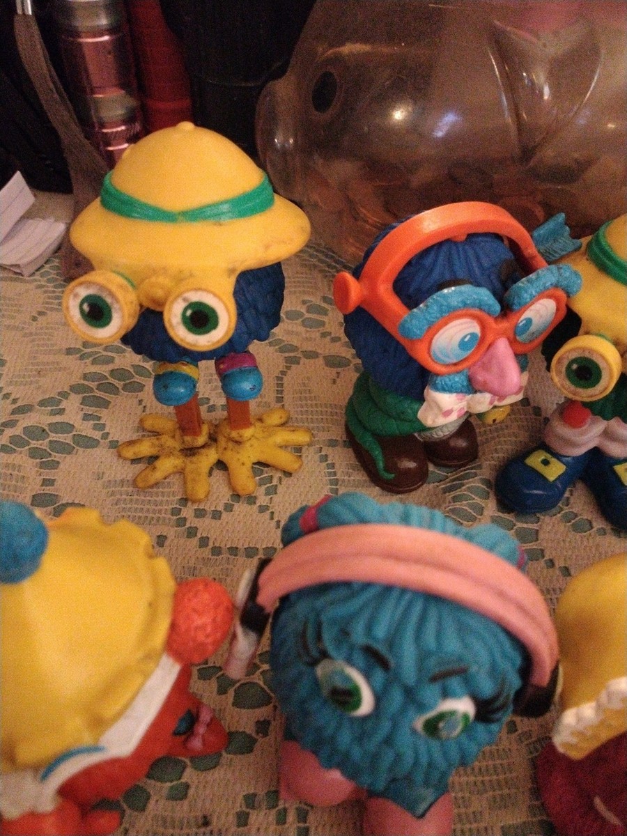 Vintage 21 Original McDonald's Funny Fry Friends Toys With