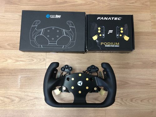 Fanatec GT Rim | SIM Racing Open Wheel | APM + Simube Podium Hub QR1