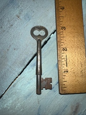 Antique Corbin Skeleton Key #S7 Solid Barrel Key Original!