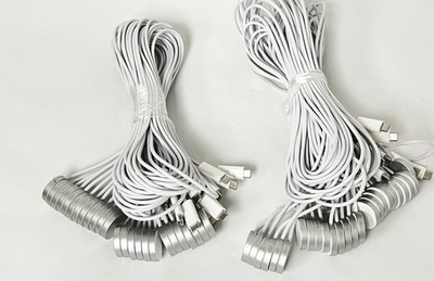 Lot of 50 Genuine Apple Watch Magnetic Fast Charger to USB-C Cable (1M) Braided
