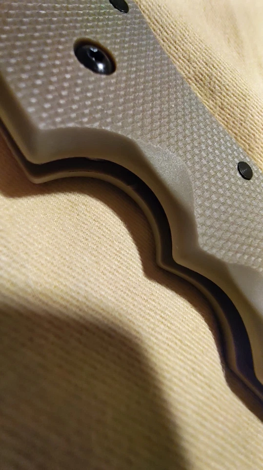 Hoja Cold Steel Coyote Tan Tanto CTS XHP Mango Grn Estilo Zytel Foto 3 de 4