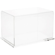 Plymor Clear Acrylic Display Case with Clear Base, 8" x 5" x 5"