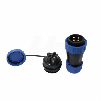 TY28 4 Pin 45Amp Solder-Free Aviation Waterproof Quick-Disconnect Connector M...