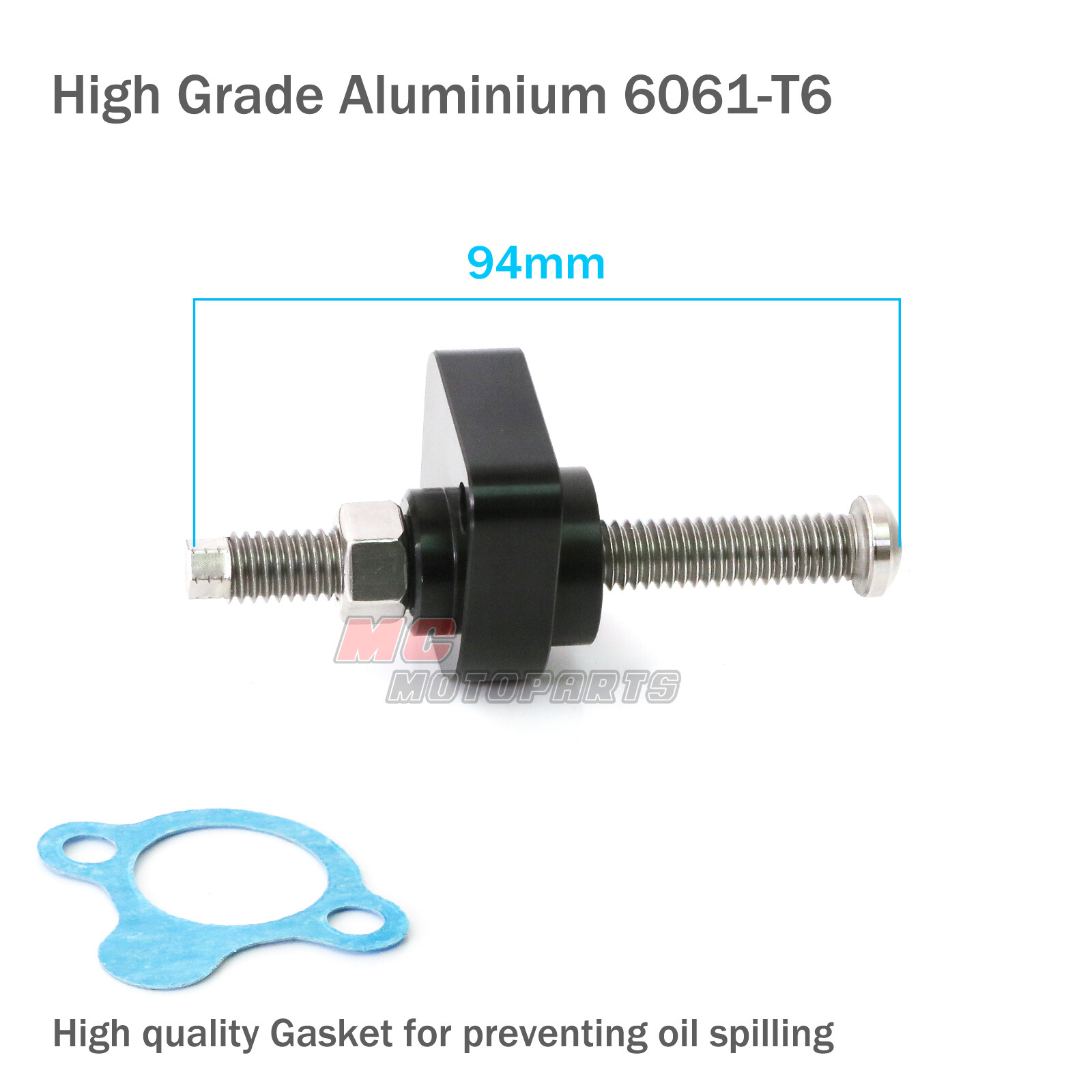 CNC BLACK Manual Cam Timing Chain Tensioner For Honda CBR600RR 2003