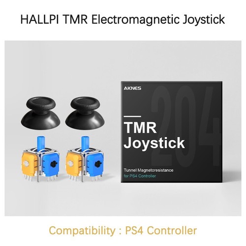 AKNES × HALLPI TMR Electromagnetic Anti-Drift Joystick PS4 Switch Pro PS5 Repair - Imagen 16 de 18
