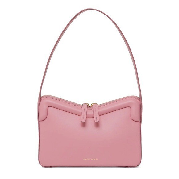 Mansur Gavriel $545 M Frame Baguette Leather Shoulder Bag