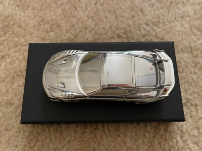 Genuine Porsche 718 Cayman GT4 RS Aluminum Chrome model scale 1:43