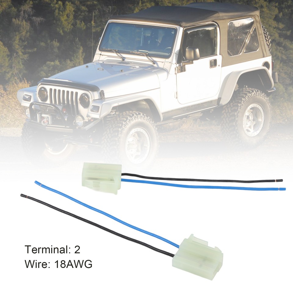 Electric Cooling Fan Pigtail Plug Wire Harness Fast Connection Enhanced