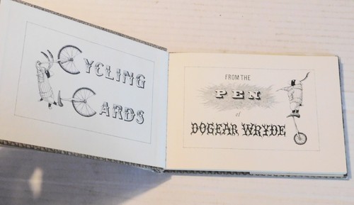 1976 1. Auflage. THE BROKEN SPOKE von EDWARD GOREY - Fahrradkarten von Dogear Wryde - Bild 2 von 9