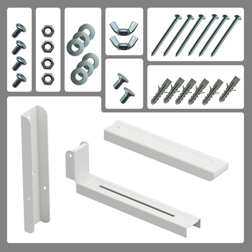 AVF Universal Microwave Wall Bracket - White, Black or Silver - Picture 7 of 21