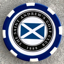 SAINT ANDREWS GOLF CLUB  FOUNDING MEMBER OF USGA POKER CHIP BALL MARKER