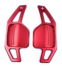 Schaltwippen Shift Paddle Alu Rot Für Audi V2 2006-2012 A1-A6, S,RS, TT, Q Typ B