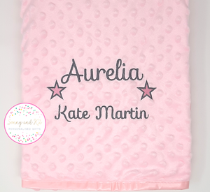 ebay personalised baby blanket