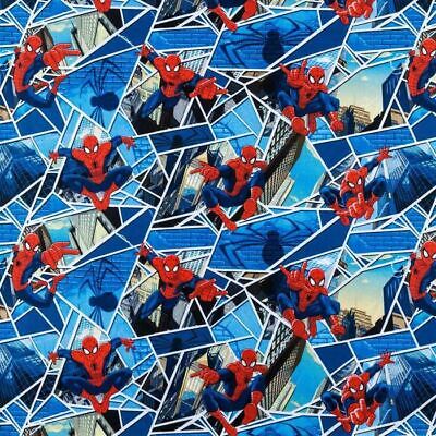 1 Yard Spiderman fabric 100% cotton
