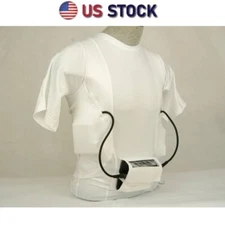 LVAD Men's HeartWare 3 Shirt Crew Neck Short Sleeve T-Shirt With Battery Pockets