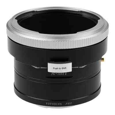 Fotodiox Shift Objektivadapter Pentacon6 Linse für Sony AlphaE-Mount Kamera