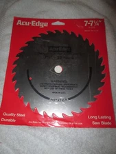 Acu-Edge Saw Blade 7"-71/4" Combination Rip & Crosscut Old Stock Unused #3-725.