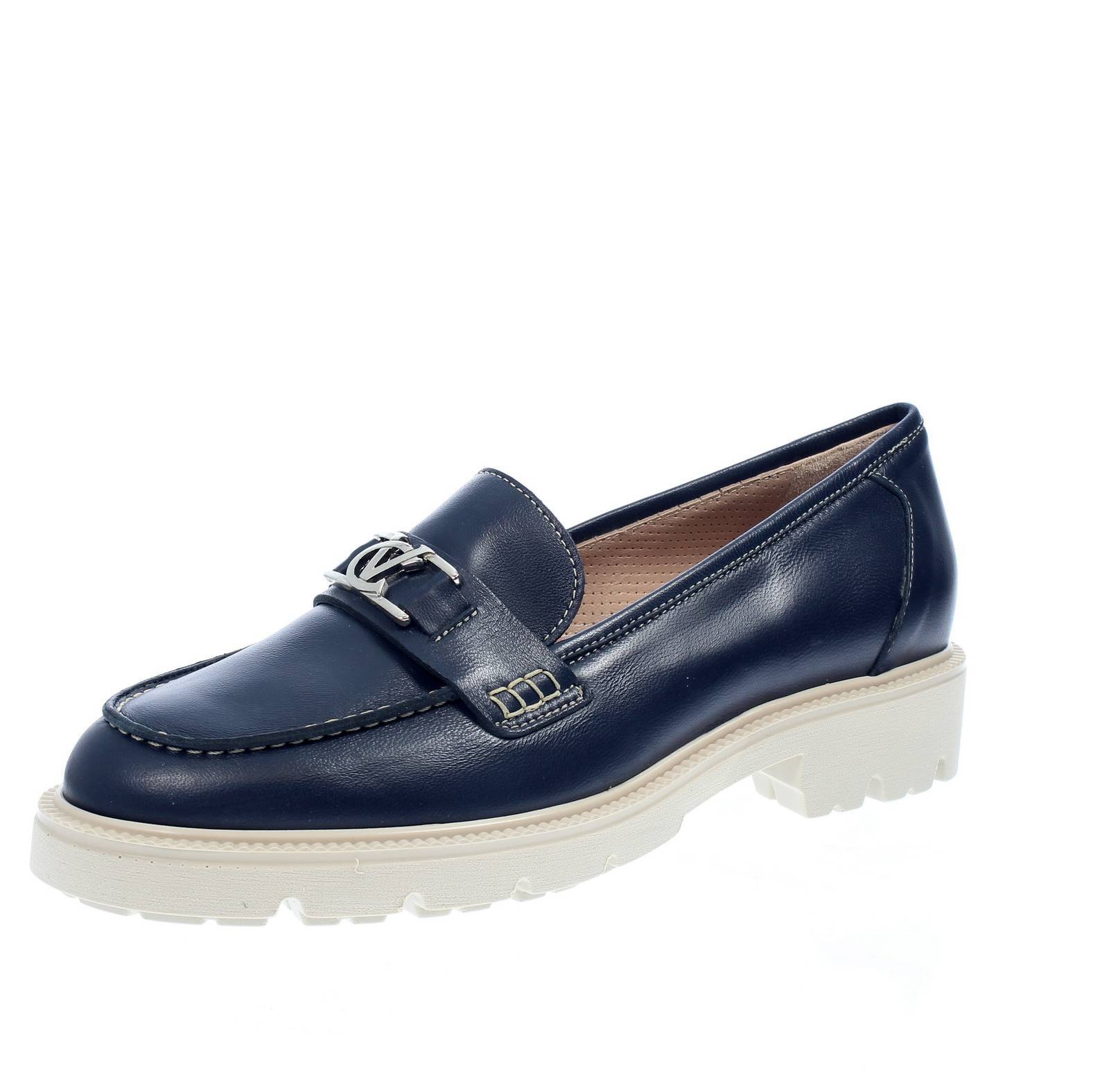 Чинция Валле Мокассини Каррармато в голубом цвете - Талья 40 26 см Скарпе Донна 36190₽