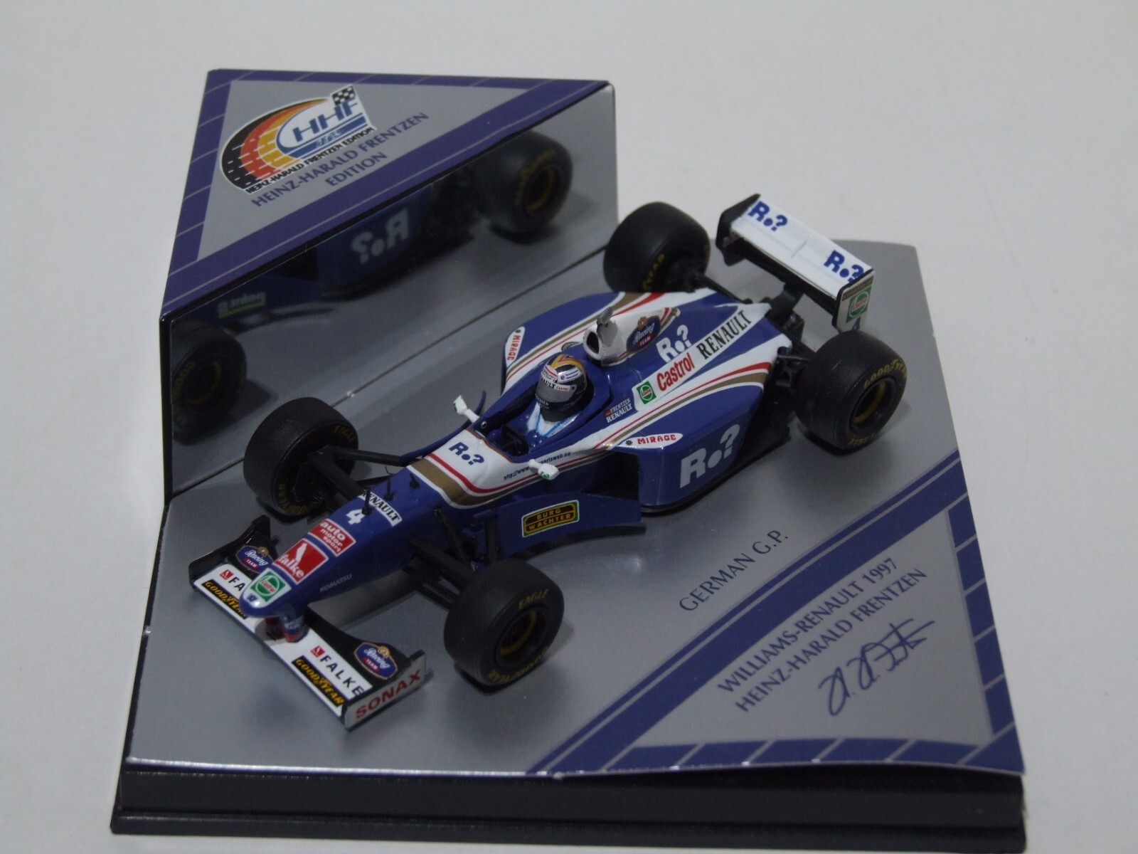 1:43 Scale Heinz Harald Frentzen   Williams  - Renault  German Grand Prix 1997