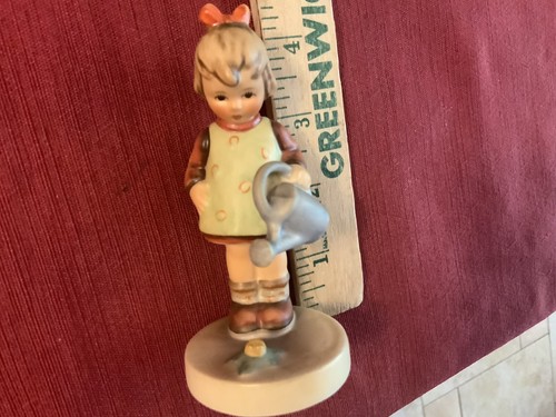 Hummel Goebel Little Gardener Girl Watering Can Flower Germany Collectors Club - Picture 5 of 11