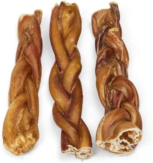 Good Lovin' Braided Beef Bully Stick Dog Chew Treats, 2.4 oz., Count of