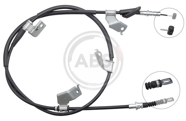 Left Handbrake Cable A.B.S. K19077 for Honda Civic (03-05)