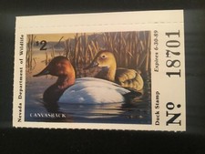 ICOLLECTZONE  US Nevada 1988 Duck Stamp VF NH