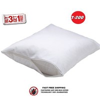 (buy3 Get1 Free) Standard Size Zippered Percale Pillow Protector / 2 Pack on sale (buy3 Get1 Free) Standard Size Zippered Percale Pillow Protector / 2 Pack on sale