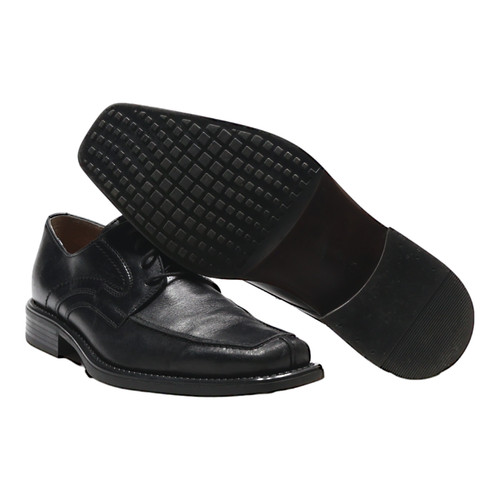 BATA Derby Scarpe Nero Pelle Uomo UK 7,5 - Foto 6 di 6