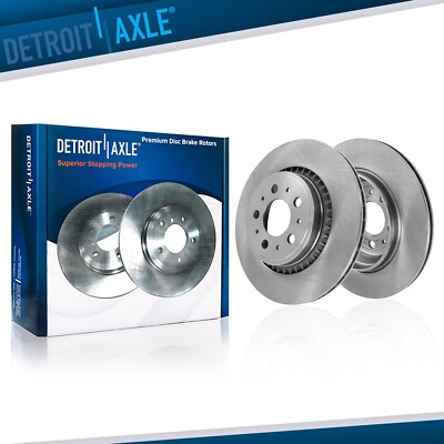 13.23 in (336mm) Pair Front Disc Brake Rotors for 2003 - 2014 Volvo XC90 5-Lug