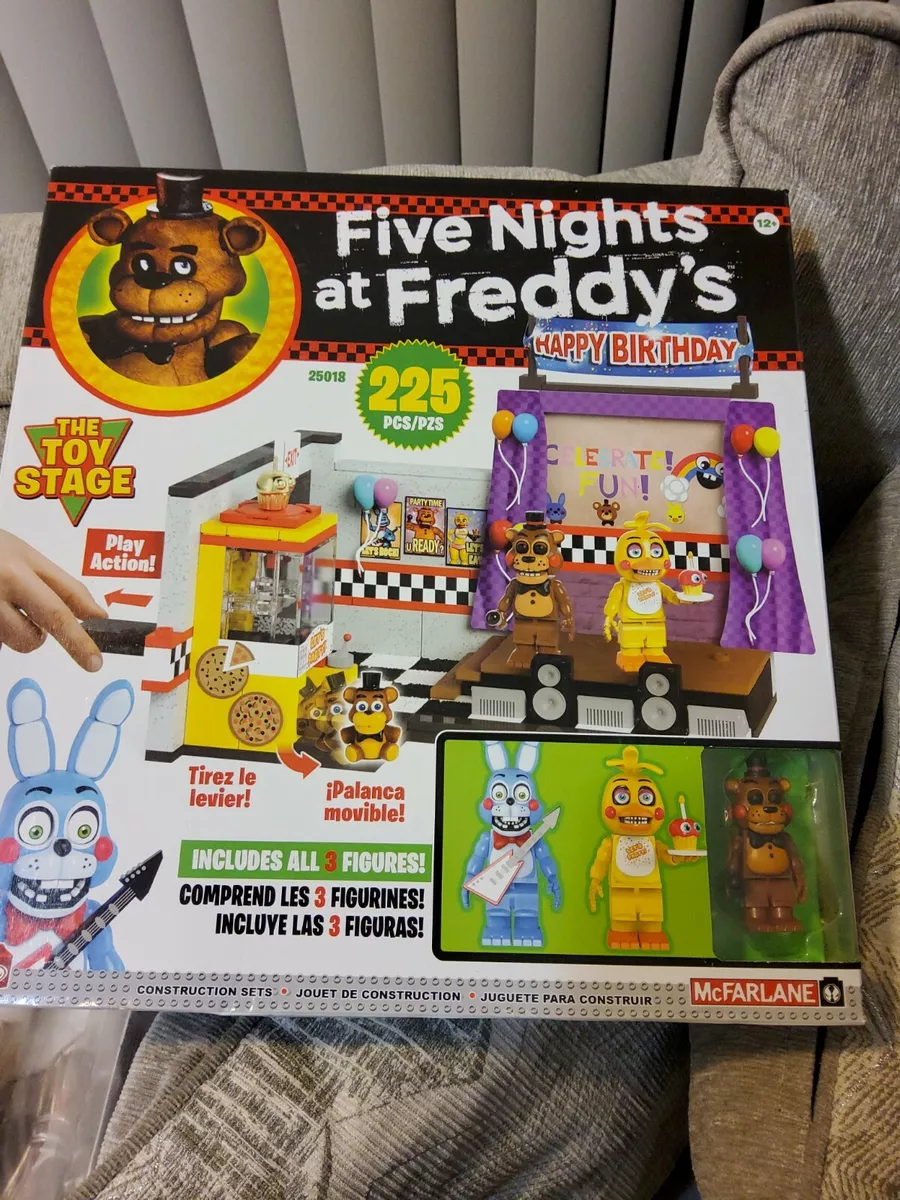 Five Nights at Freddy's GAME MAP PLAYSET! COMPLETE McFarlane Toys SERIES 5  