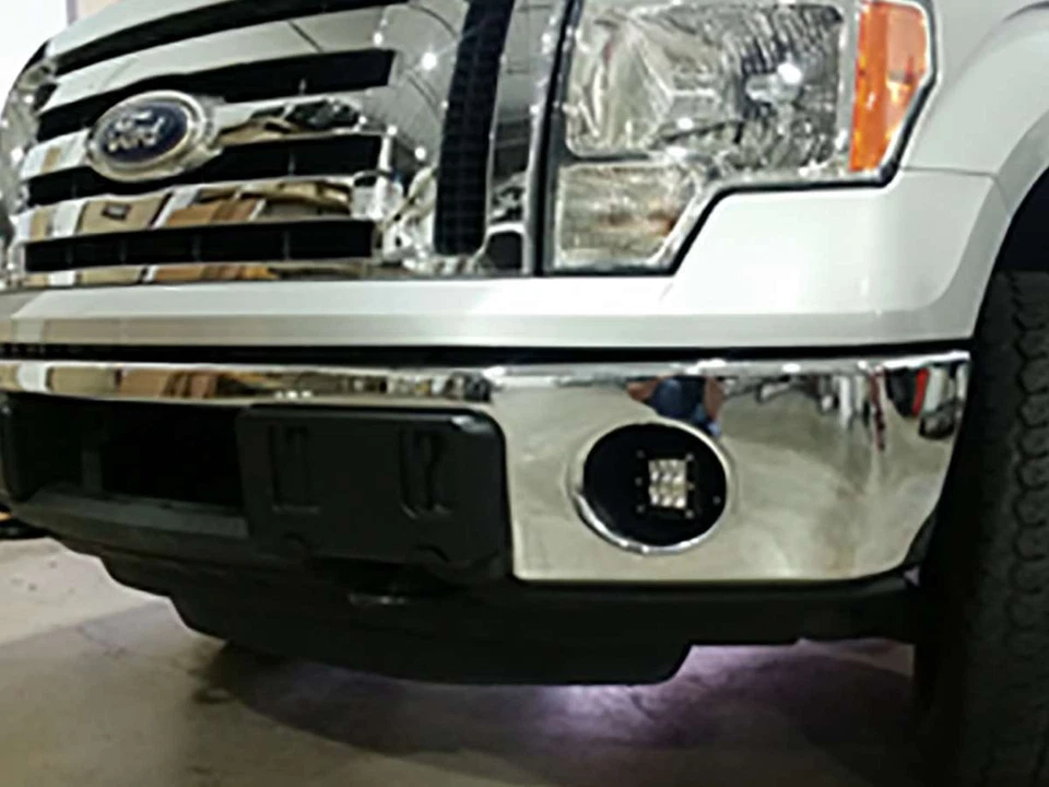 Rigid LED Fog Light Kit & D-Series PRO DOT SAE Lights for 06-14 Ford F150 46527 - Image 3 of 4