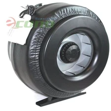 12" Inch Inline Duct Fan Vent Exhaust Air Cooled Hydroponic Fan Blower 1200CFM