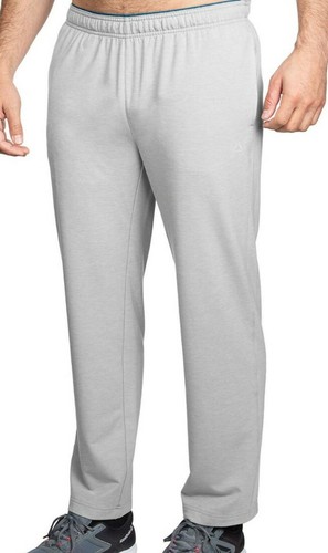 Reebok Men's Sweatpants Textured Knit Pant Gym Joggers Athletic Griffin Grey, XL - 第 1/4 張圖片