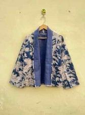Kantha quilted kimono women wear vintage coat festival fashion hand made Jacket