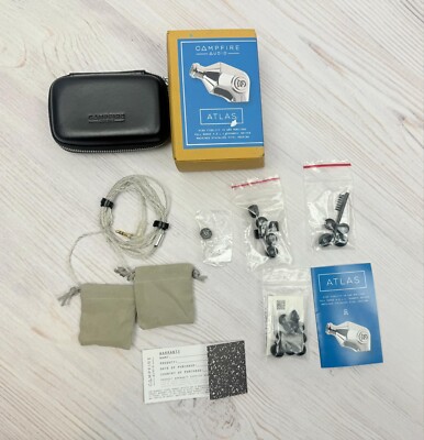 Campfire Audio Atlas Earphones In Ear Monitor ,Silver Stainless Steel