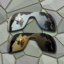 Chrome Bronze Copper Polarized Lenses Replacement For-Oakley Turbine Rotor