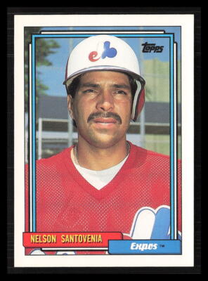 Nelson Santovenia 1992 Topps #732  Montreal Expos
