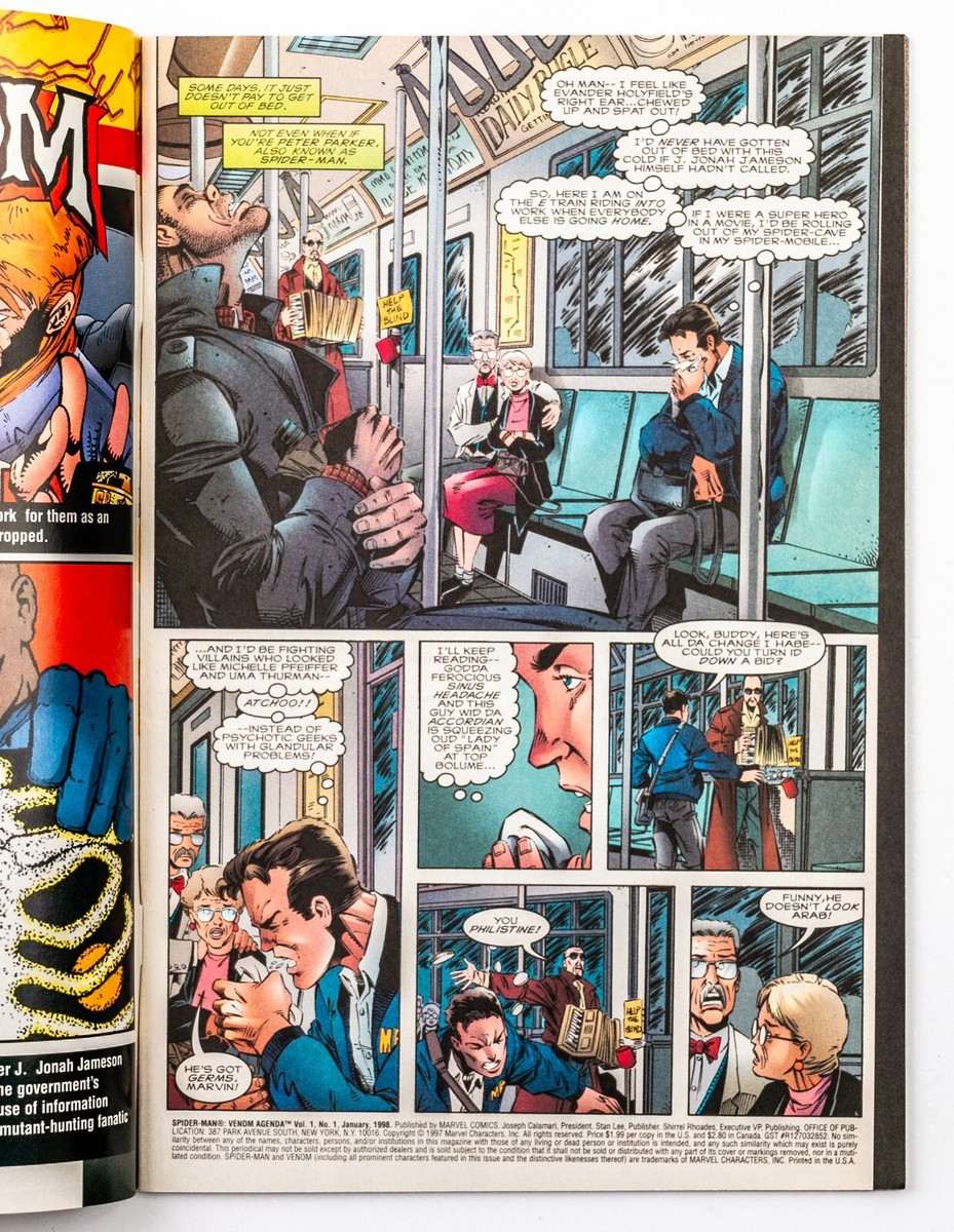 Spider-Man: The Venom Agenda #1 One-Shot (1998 Marvel) J J Jameson